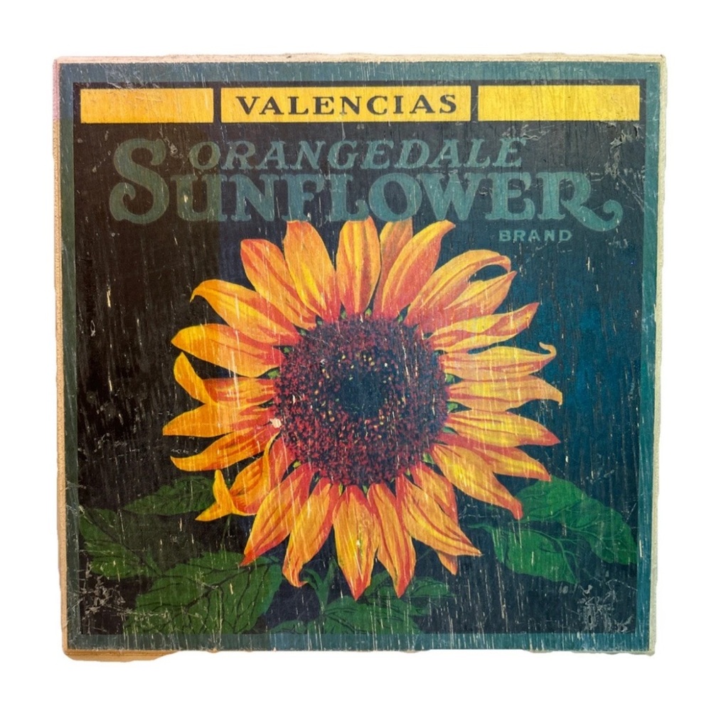 Orangedale Sunflower Wall Art